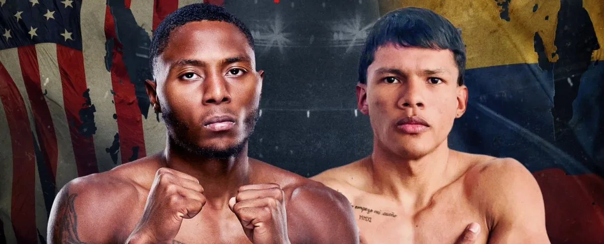 El rival del joven pugilista vallenato Kevin Cervantes (derecha) será el estadounidense Jahmal Harvey (izquierda).