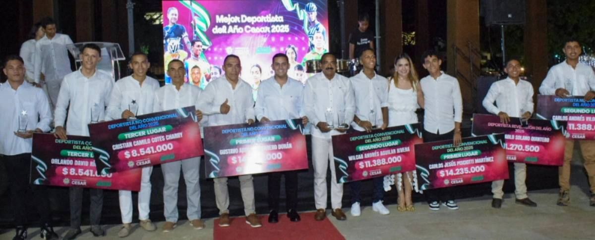 Estos fueron los ganadores de los premios a los Mejores Deportistas de las ligas del Cesar en el 2025