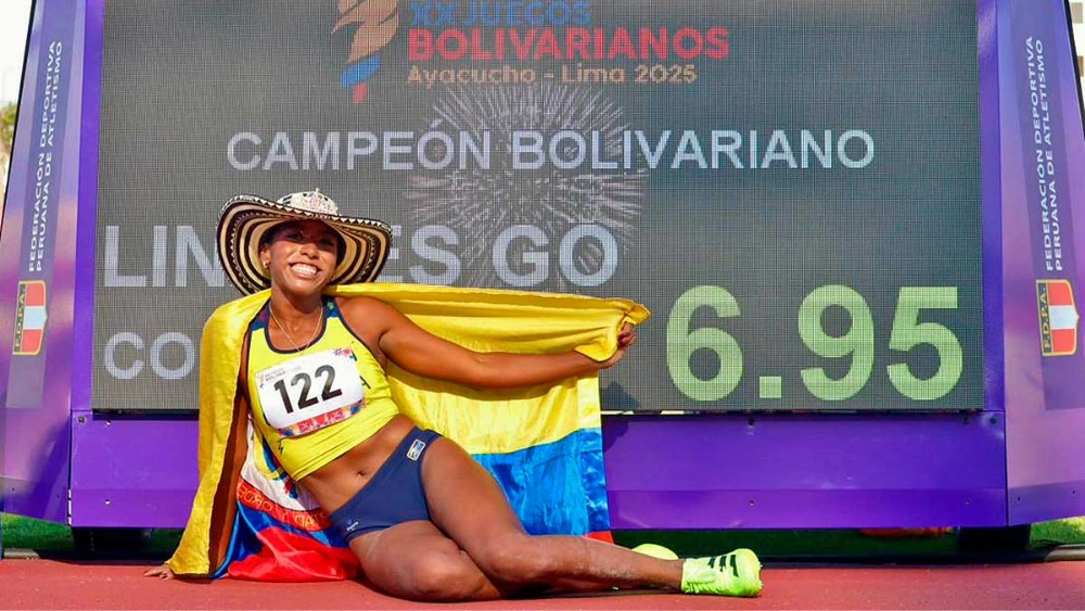 La atleta vallenata habló sobre el récord que rompió en los Bolivarianos 2025.