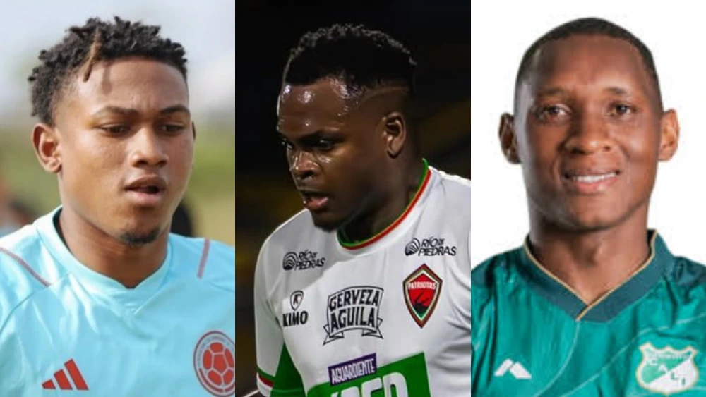  De izquierda a derecha: Eduard Banguero, Yeiner Londoño y Víctor Mejía suenan para Alianza Valledupar.