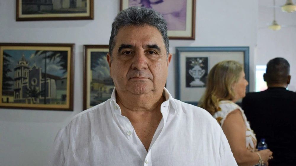 Leovidis Martínez dirigió la ponencia ‘Antecedentes remotos de la creación del departamento del Cesar’. Foto: Said Armenta.