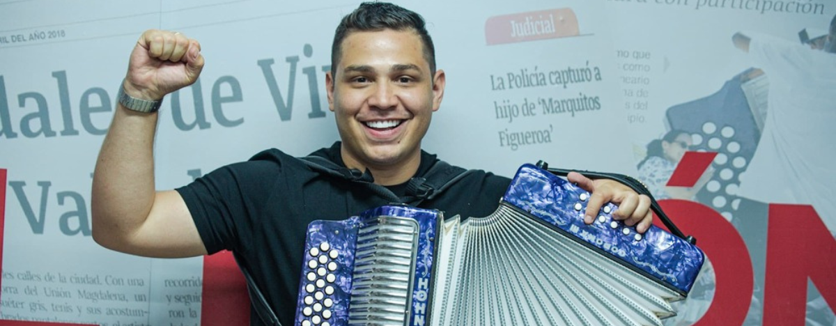 Gregorio Gutiérrez, rey vallenato aficionado 2025. FOTO: ARCHIVO/ELPILÓN.