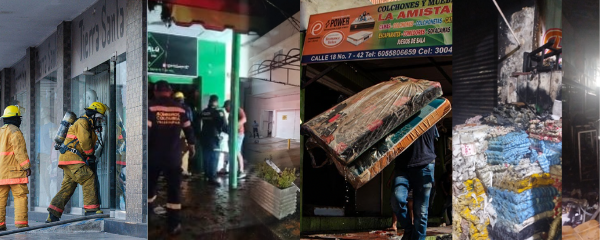 al menos diez almacenes y locales afectados en distintos momentos del año