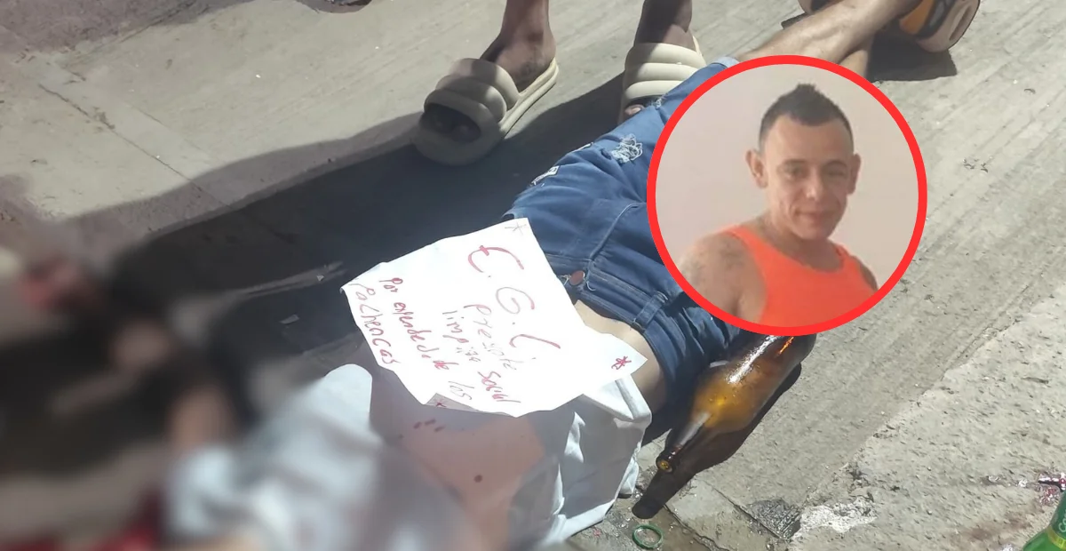 Las autoridades acordonaron la zona del barrio Los Campanos, en Becerril, donde fue hallado sin vida un hombre con múltiples impactos de bala. Foto: Cortesía.