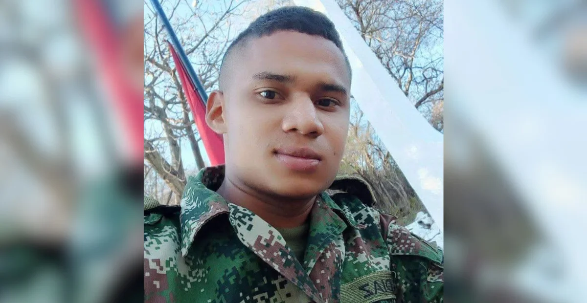Como Luis Mario Díaz Martínez, de 23 años, fue identificado el joven soldado que perdió la vida en un siniestro vial. Foto: cortesía.