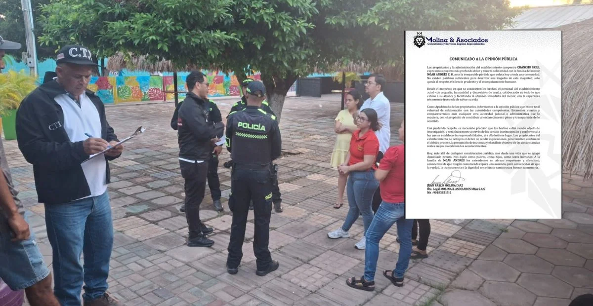 El restaurante campestre Chancho Grill, permanece cerrado mientras avanza la investigación. Foto: cortesía.