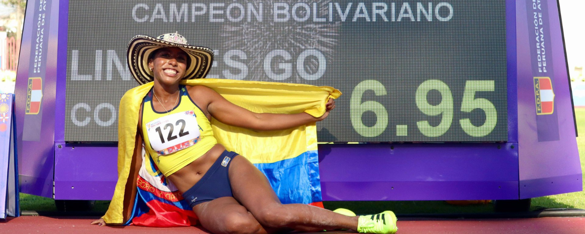 Natalia Linares superó el récord nacional que tenía Caterine Ibargüen.