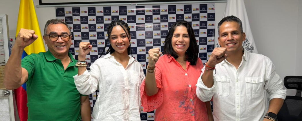 Omar Benjumea, Juliana Guerrero, Lina de Armas y Luis Fernando Quintero
