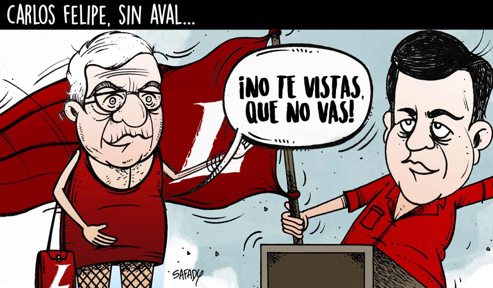 Esta es la caricatura de hoy 8 de diciembre, creada y diseñada por @Safadybujo🔍La caricatura es un espacio libre de opinión.