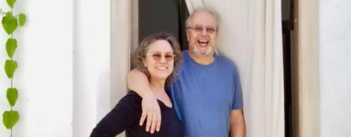 Jaime Palmera con Fina Castro.