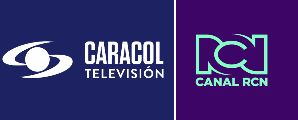 Caracol y RCN se disputan el liderazgo de la televisión en Colombia.