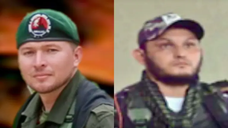 Alias ‘Wilser’ y alias ‘Fercho’. Foto: Blu radio