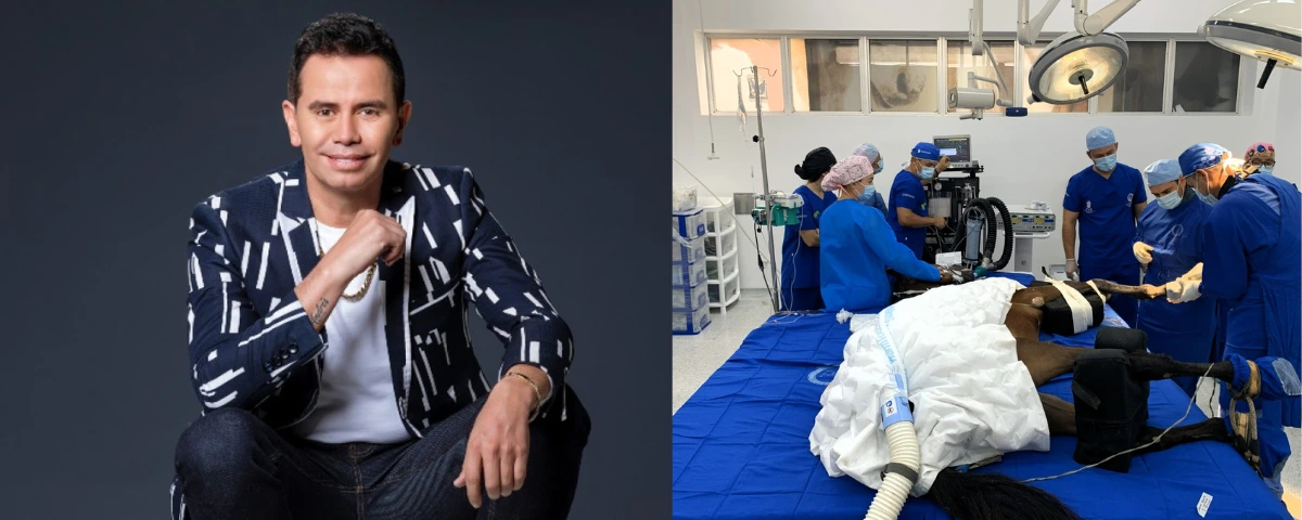 Jhonny Rivera rescata caballo en mal estado de salud