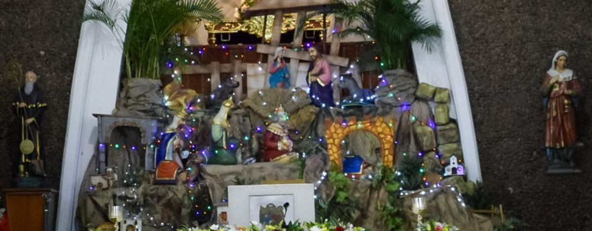 Pesebre en la catedral Ecce Homo de Valledupar. FOTO: SAID ARMENTA/EL PILÓN.