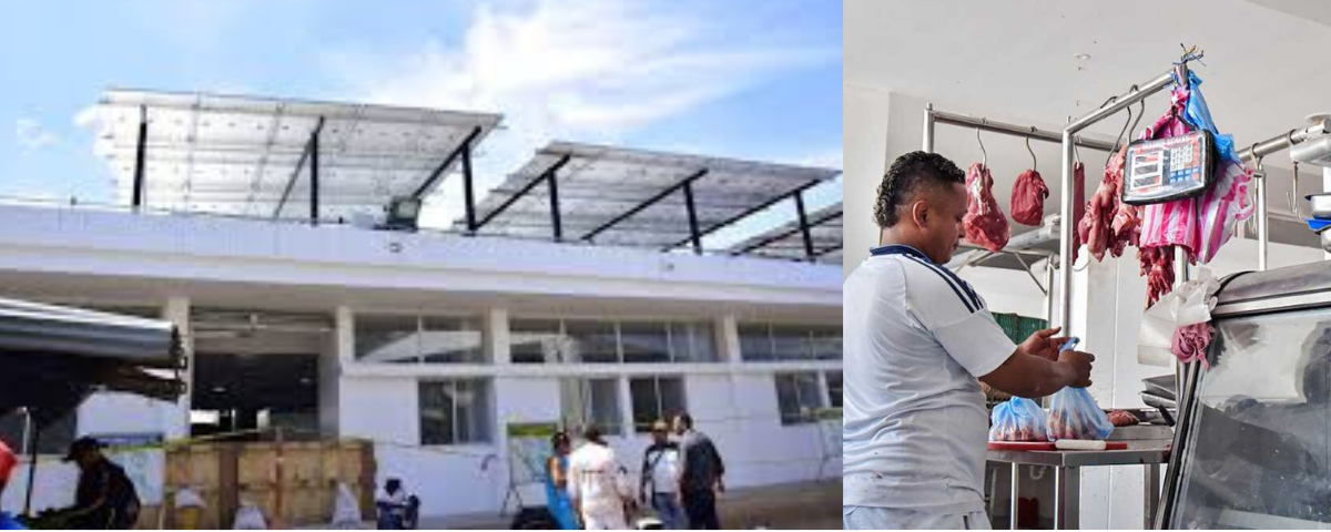 A esta situación se suma la protesta de los comerciantes del pabellón de carnes, quienes aseguran que ya completan dos días sin energía.