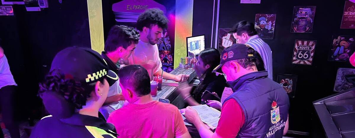 La Policía Nacional estará haciendo control en las zonas de rumba en la ciudad. Foto: Alcaldía de Valledupar.