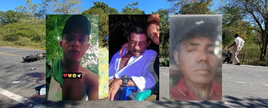 Los tres hombres fallecieron en un accidente de tránsito registrado en la madrugada del 25 de diciembre.