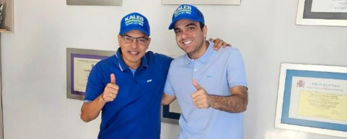 A través de una fotografía publicada en sus redes sociales, el candidato a la Cámara por el Partido Conservador, Kaleb Villalobos, oficializó la llegada del diputado Fawzi Muvdi a su campaña.
