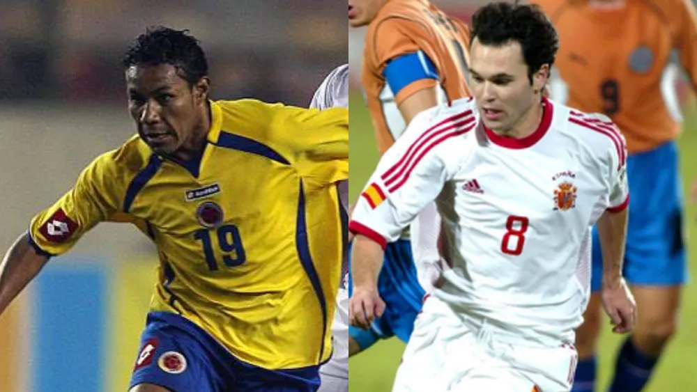 Javier Araújo se enfrentó a un joven Andrés Iniesta.