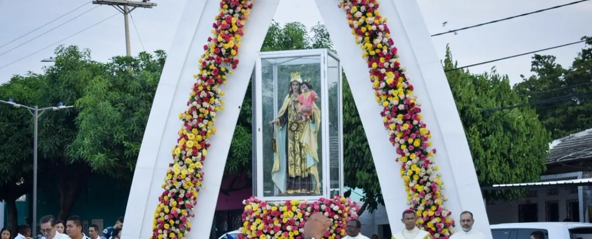 Las obras incluyeron un renovado altar para la Virgen del Carmen.