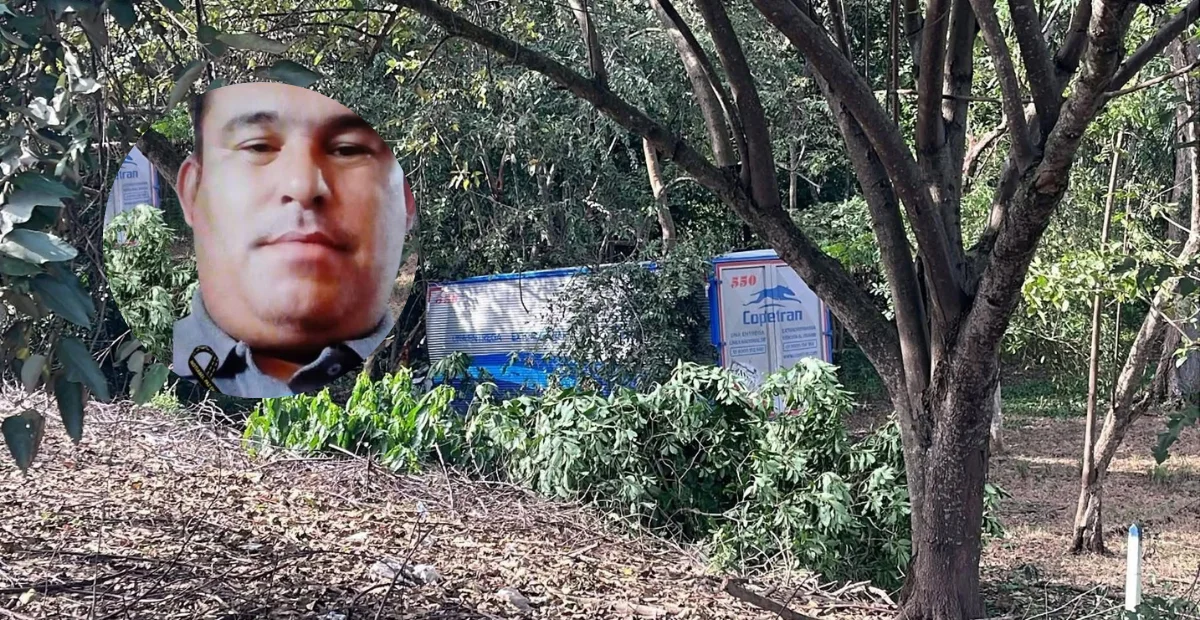 La víctima fue identificada como Juan Hernando Miranda Hernández, de 52 años, quien se movilizaba en un camión de servicio público. Foto: cortesía.