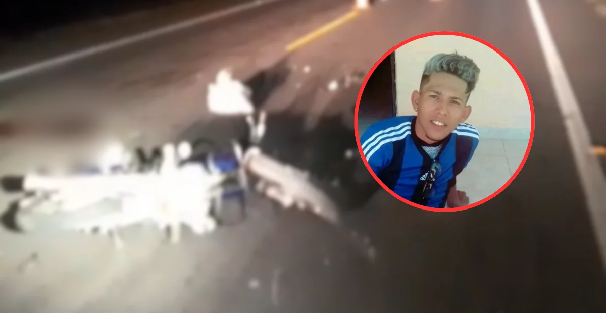 El accidente se registró en la vía Valledupar–Valencia de Jesús y dejó como víctima fatal a Gustavo Adolfo Hernández Salgado. Foto: cortesía.