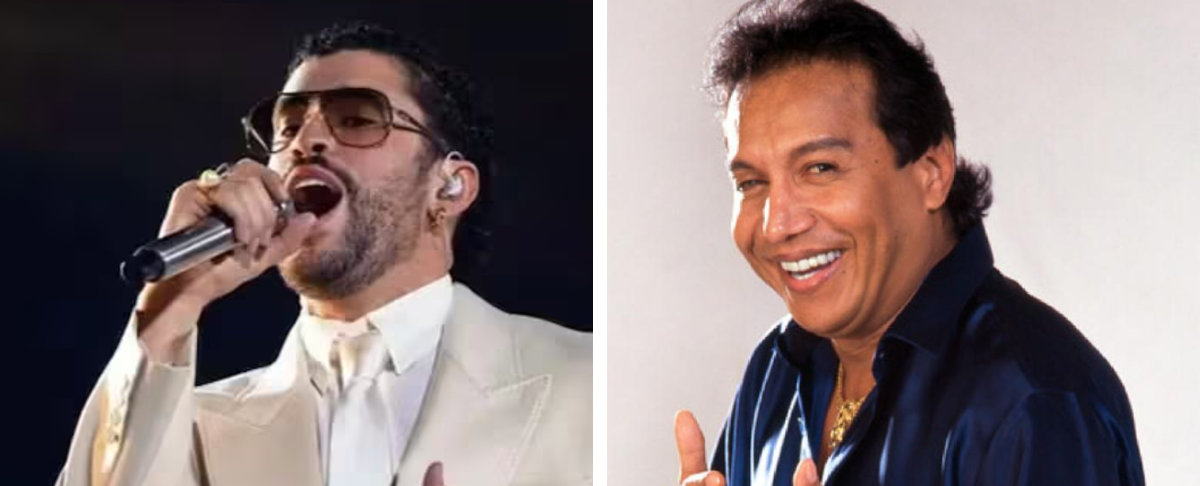 Bad Bunny y Diomedes Díaz.