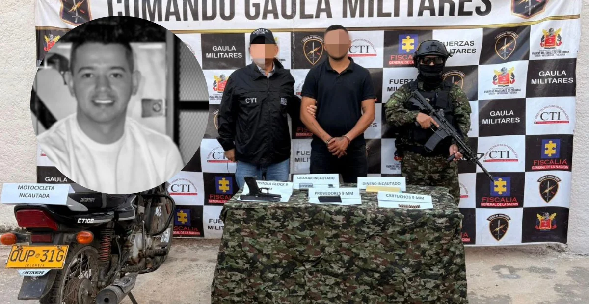 La captura se produjo en el marco del Plan de Campaña Ayacucho Plus y en desarrollo de operaciones de control territorial. Foto: Ejército.