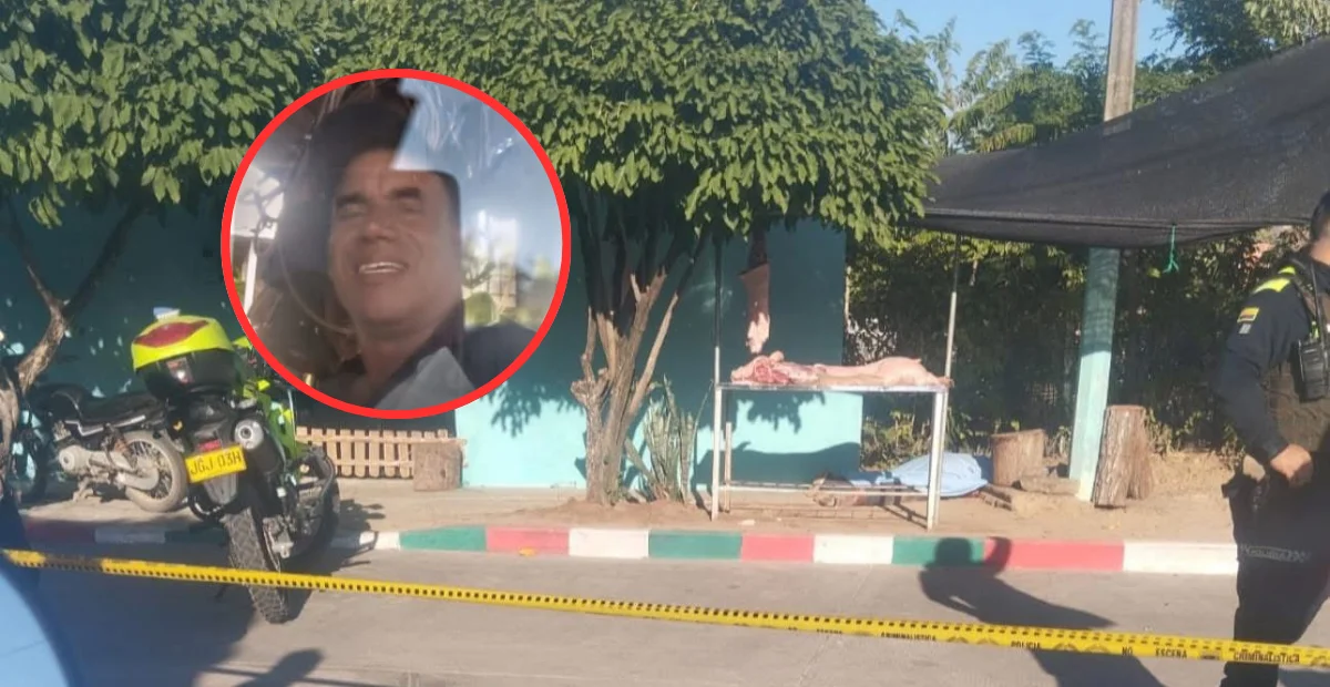 La víctima fue identificada como Over Gregorio Guerra Lozano, de 52 años, conocido popularmente como ‘el Gordo’. Foto: cortesía.