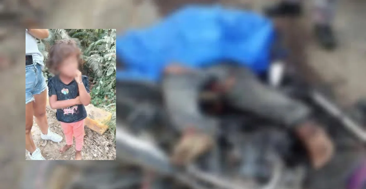 El accidente cobró la vida de un hombre y dejó como sobreviviente a su hija, de cuatro años. Foto: cortesía.