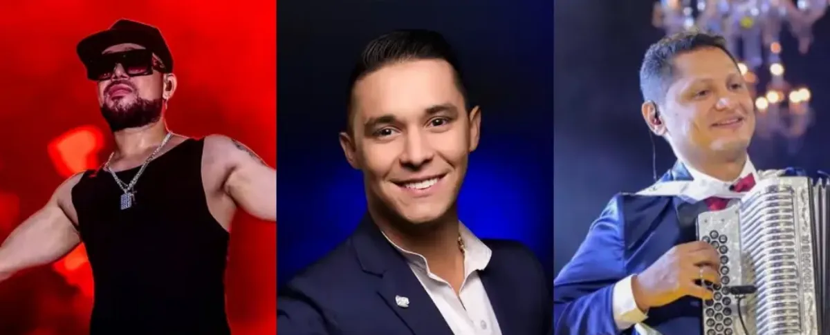 El domingo 11 de enero se presentarán en el Parque de la Provincia: Yader Romero, Jhon Mindiola y Morre Romero.