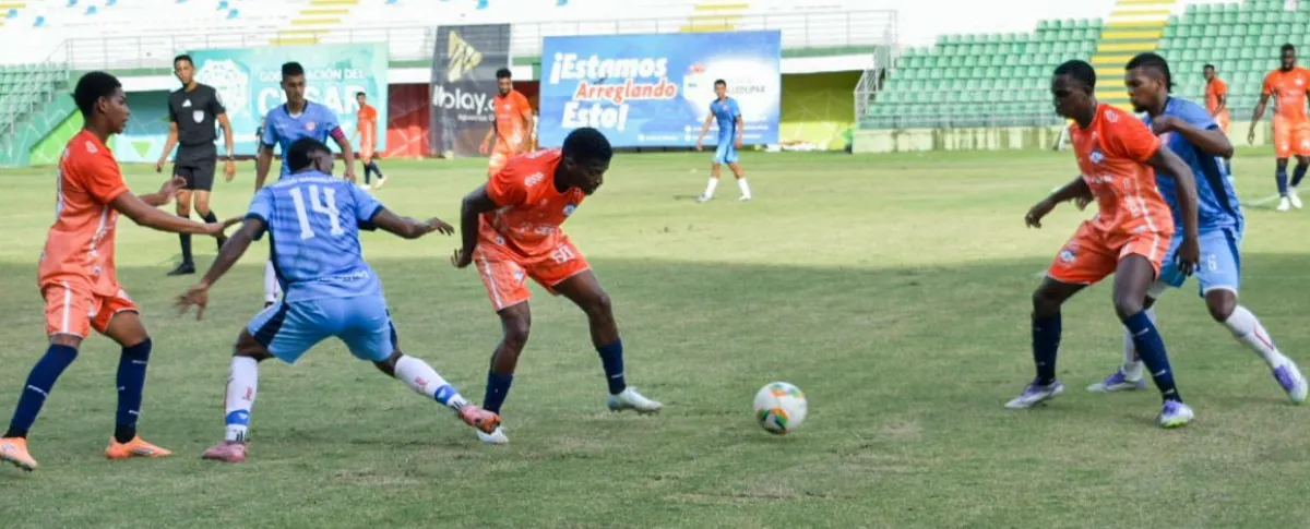 Alianza Valledupar empató ante Unión Magdalena en compromiso amistoso. Foto: Said Armenta.