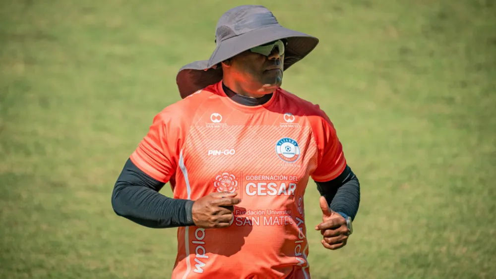 El entrenador de Alianza Valledupar, Hubert Bodhert, habló en rueda de prensa.