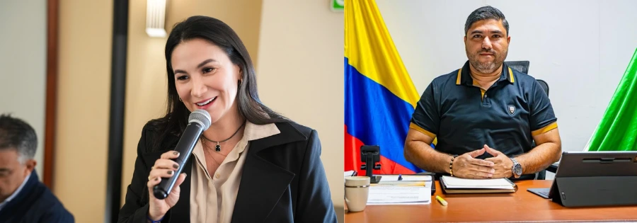 Greisy Roqueme e Isaac Holguín Felizzola.