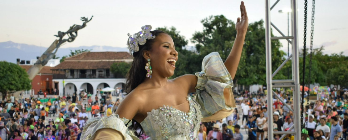 Lectura del bando en el Carnaval vallenato.