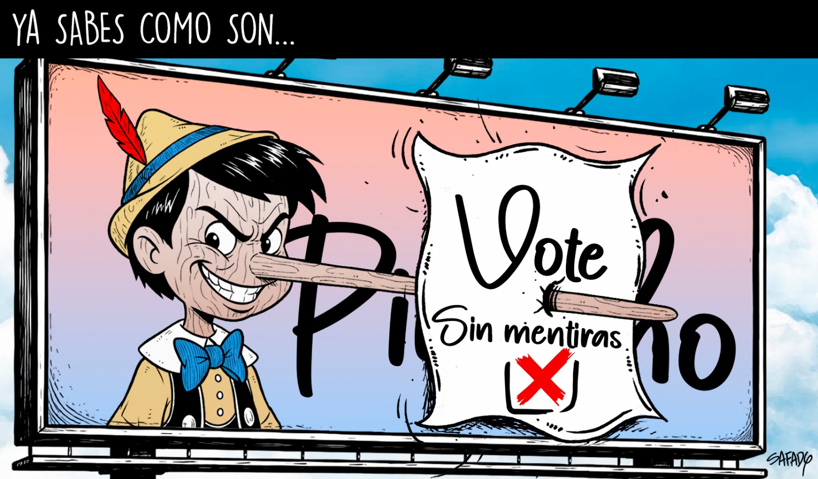 Esta es la caricatura de hoy 26 de enero, creada y diseñada por @Safadybujo 🔍La caricatura es un espacio libre de opinión.