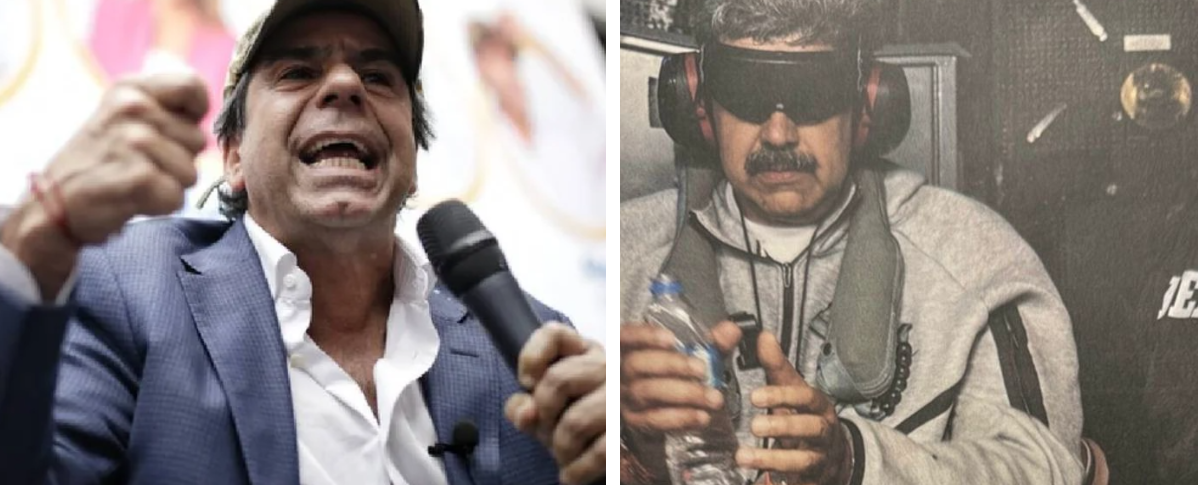 Alejandro Char, alcalde de Barranquilla, y Nicolás Maduro, mandatario venezolano.