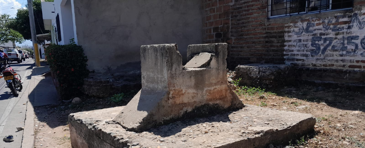 Esta es la base sobre la cual fue montada la primera planta eléctrica que se instaló en Valledupar entre agosto y octubre de 1929, servicio que fue inaugurado el día 12 de octubre del mismo año. Foto: Cortesía