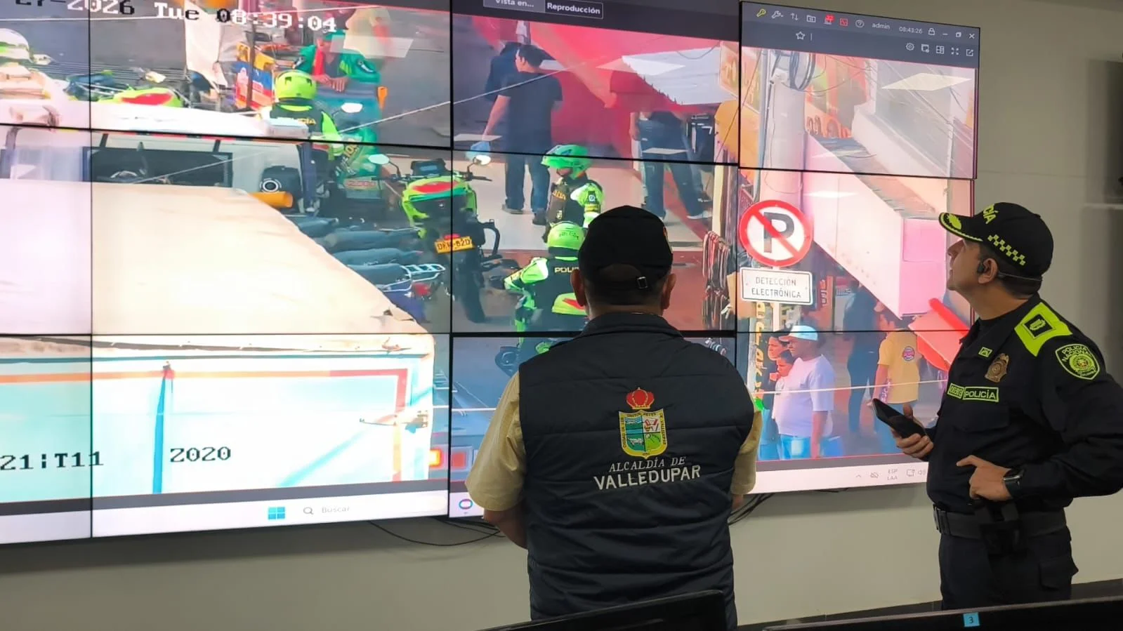 Sistema de cámaras con tecnología LPR en Valledupar.