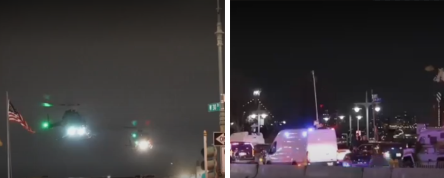 (Video) Así fue el traslado en helicóptero de Maduro a las instalaciones de la DEA en Manhattan