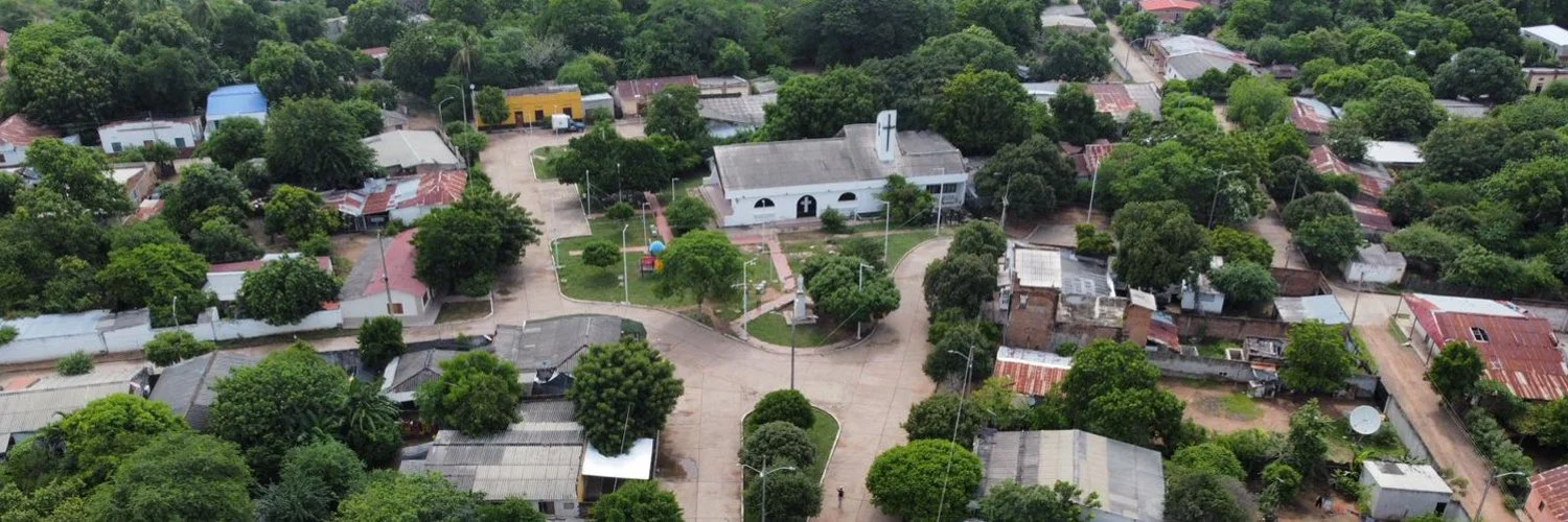 Foto panorámica de Los Venados, corregimiento de Valledupar.  Foto: @LosVenadosCesar.