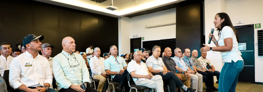 web-Claudia Margarita Zuleta se reunió con empresarios del campo.