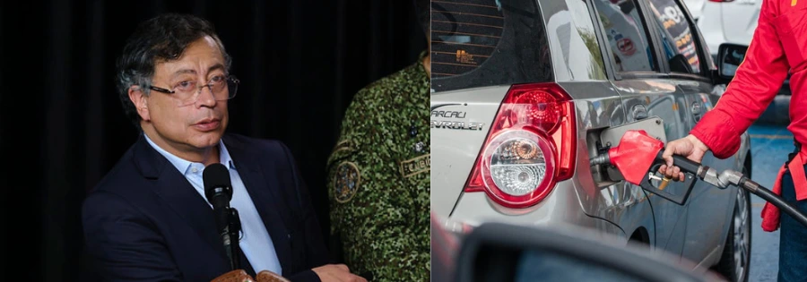 web-Presidente Petro prometió que bajará el precio de la gasolina.