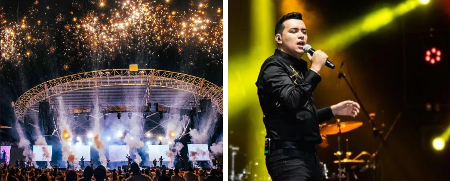 Yeison Jiménez en el Festival Vallenato 2021.