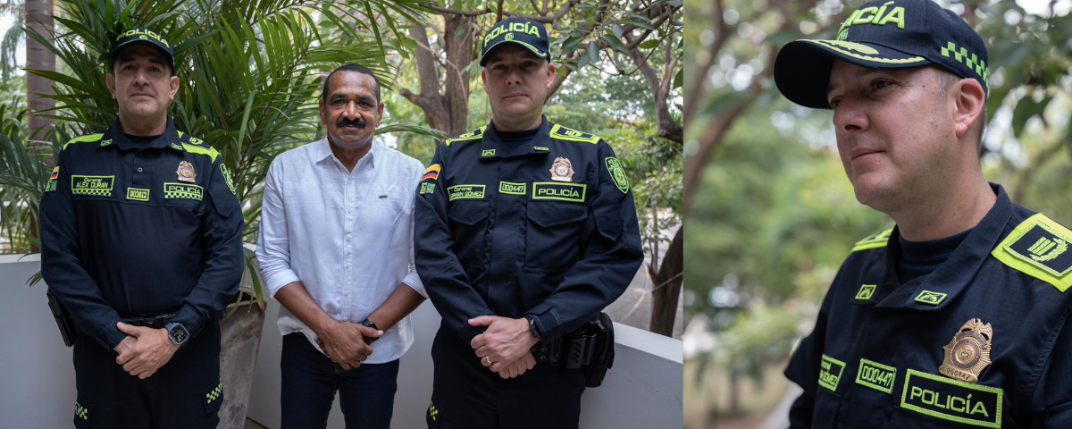 Gómez Aranguren, quien llega a Valledupar tras desempeñarse como subdirector de la Dirección de Tránsito y Transporte de la Policía Naciona