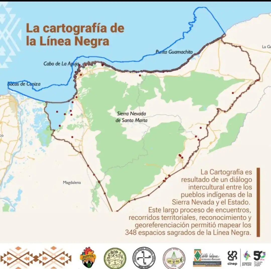 Cartografía Línea Negra. Imagen: CIT.