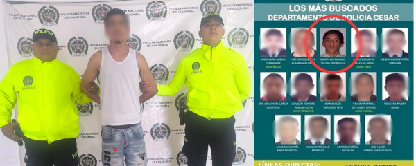 Según información oficial, el hoy capturado hizo parte del volante de los más buscados en 2020, en el que se le señalaba de participar en múltiples hechos delictivos contra el patrimonio económico