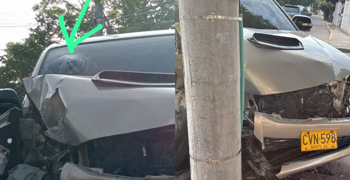 De acuerdo con el reporte preliminar, el accidente ocurrió hacia las 6 a. m. y estuvo involucrada una camioneta Toyota HiLux, modelo 2008, de placas CVN-598. Foto: cortesía.