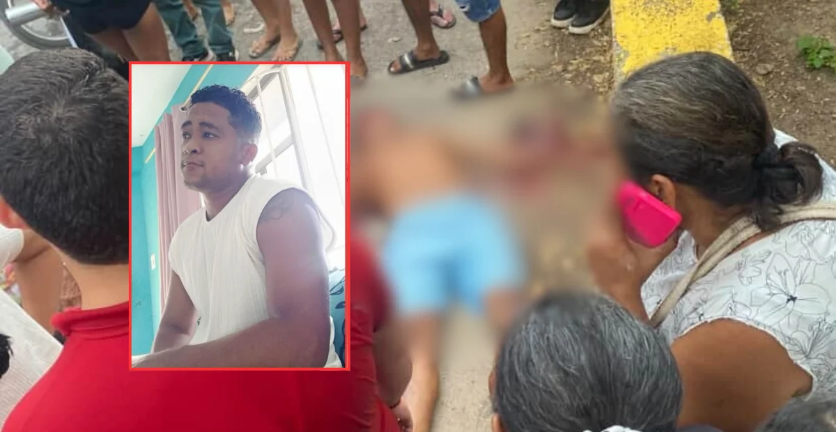 La víctima fue identificada como Yandrys Fradit Maldonado Padilla, de 37 años de edad, quien recibió múltiples impactos de bala en diferentes partes del cuerpo. Foto: cortesía.