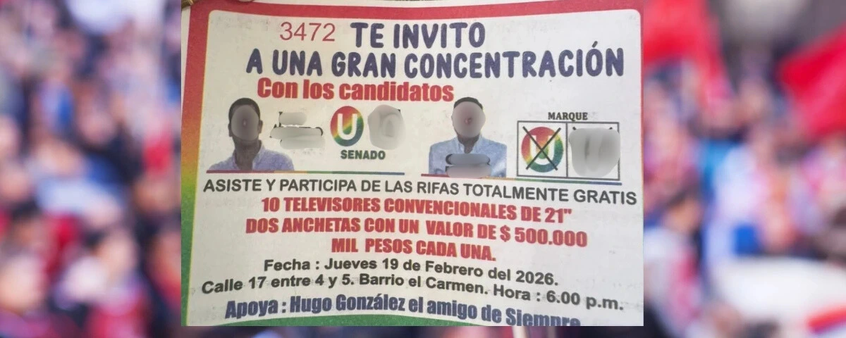 Denuncian presunta rifa de electrodomésticos en Valledupar a cambio de asistir a una reunión política